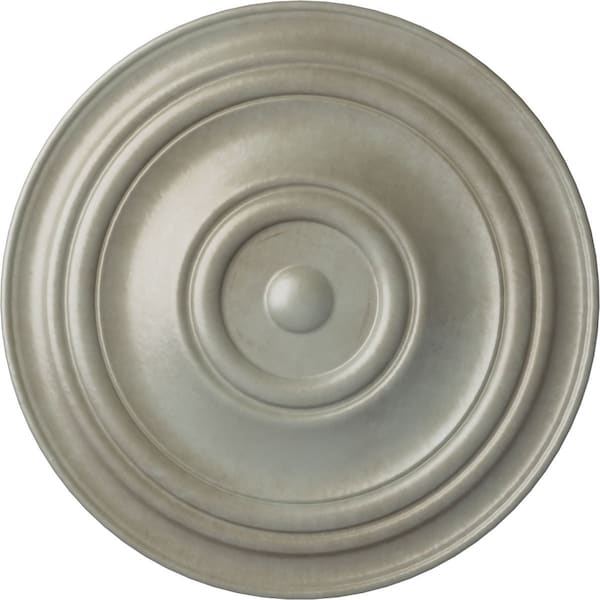 Ekena Millwork Traditional Ceiling Medallion (Fits Canopies up to 8 1/4"), 31 1/2"OD x 2 1/2"P, Flash Gold CM31TRFLS - main